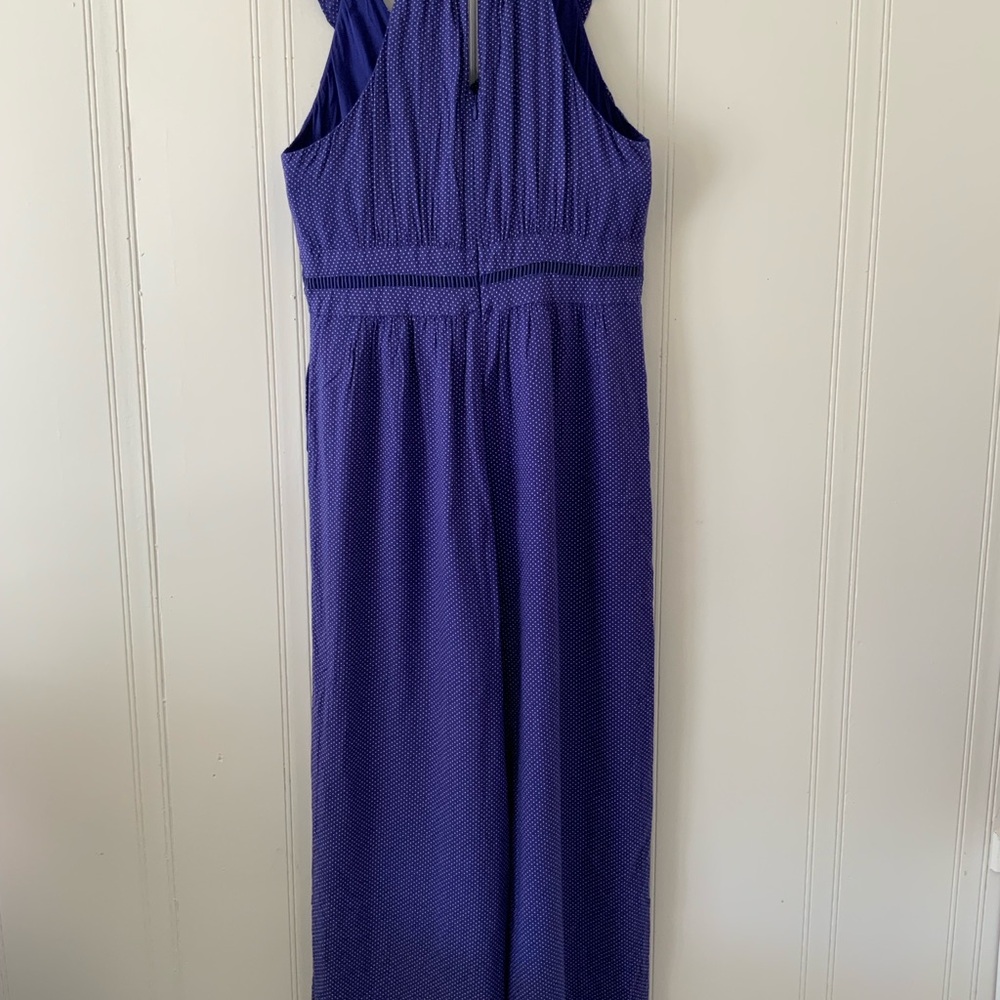 Maeve Wide Leg Purple Jumpsuit with Elegant Drape